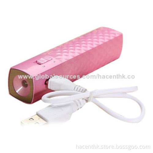 2,600mAh diamond power bank